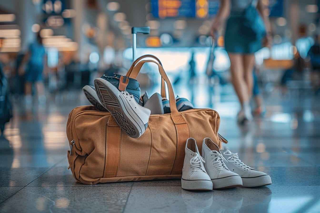 chaussures en bagage cabine