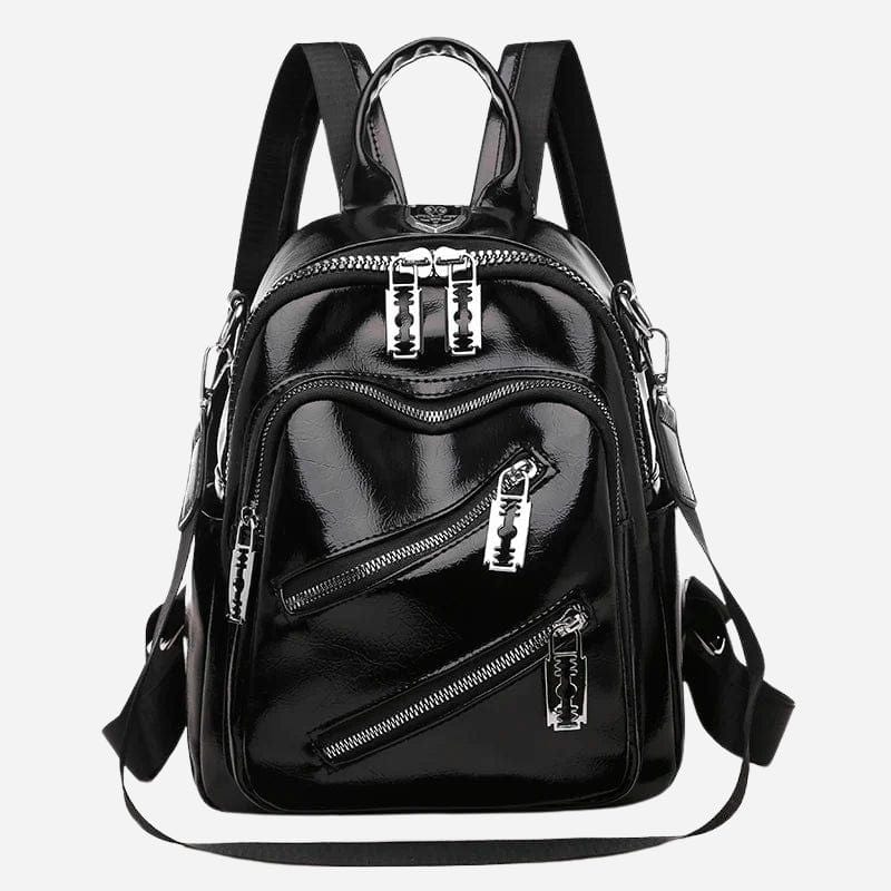 Mini sac à dos cuir femme Noir Dailysac