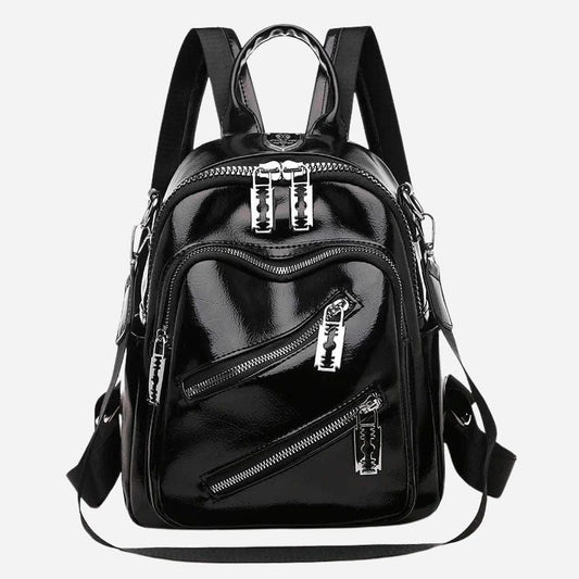 Mini sac à dos cuir femme Noir Dailysac