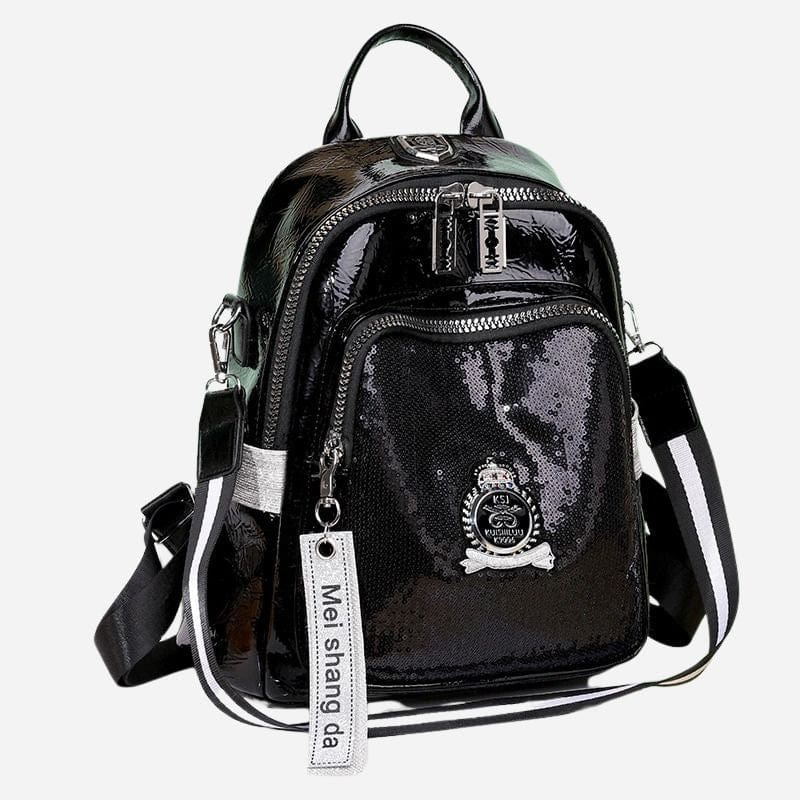 Petit sac à dos cuir femme noir Noir Dailysac