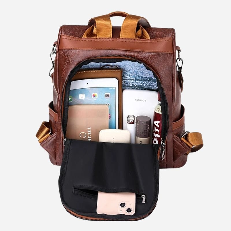 Petit sac à dos en cuir pour femme Dailysac