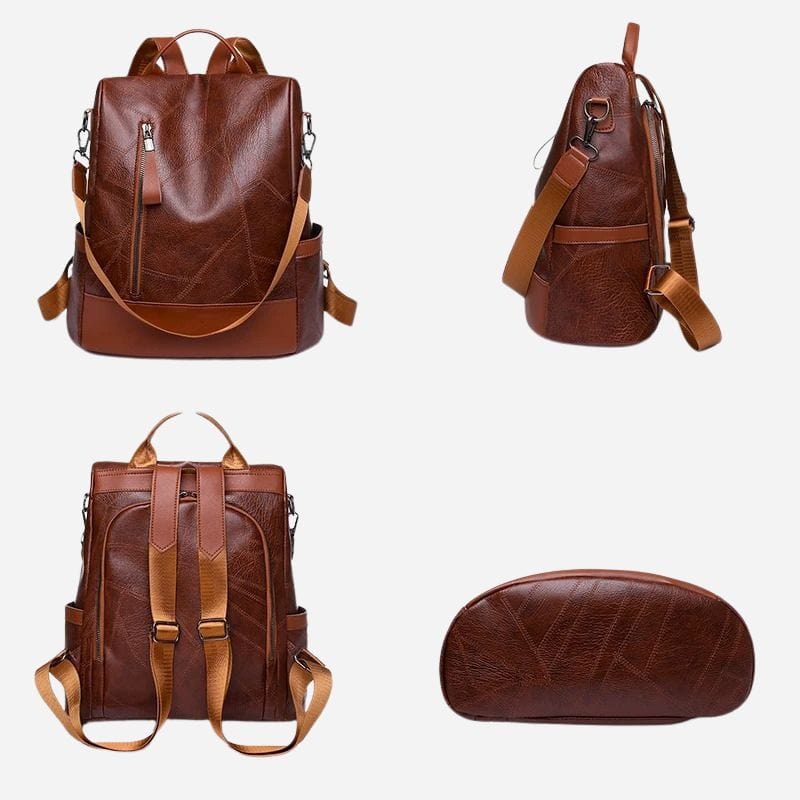 Petit sac à dos en cuir pour femme Dailysac