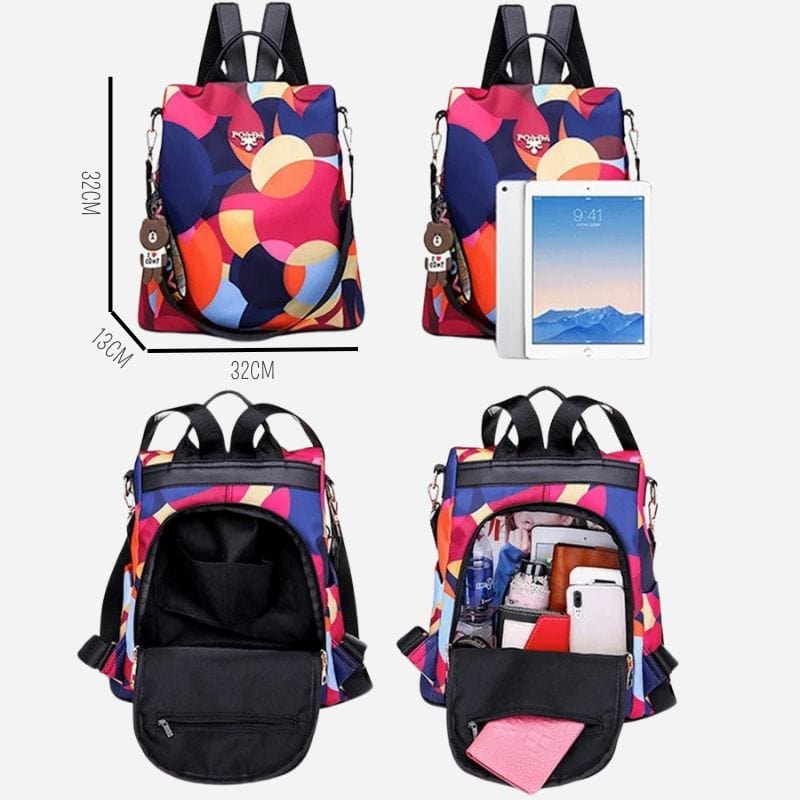Petit sac à dos femme tendance Multi-couleur Dailysac