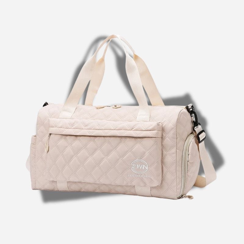 Petit sac de voyage pour femme Beige Dailysac