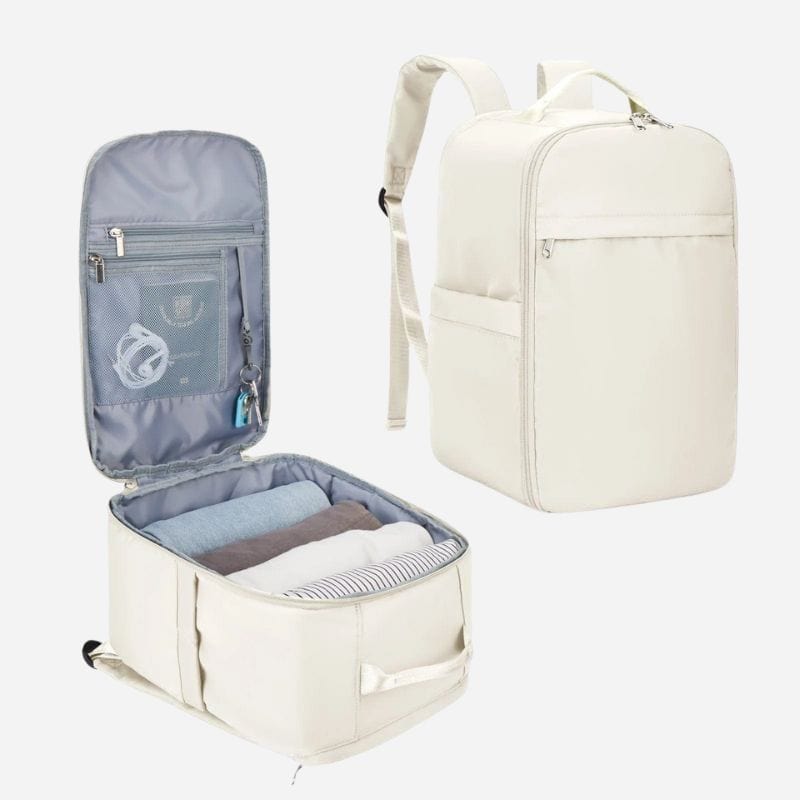 Sac à dos cabine 45x36x20 Beige Dailysac