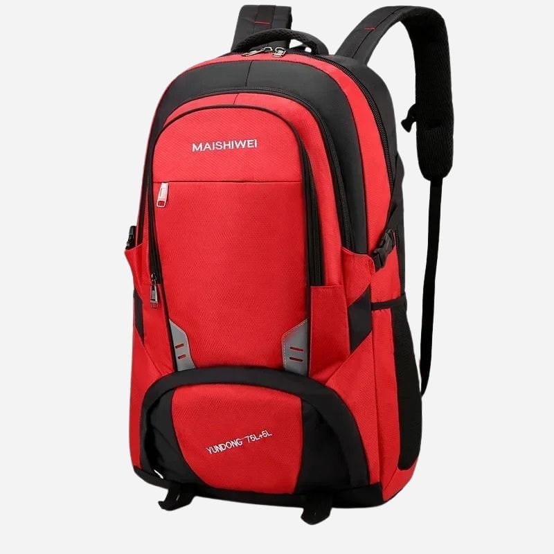 Sac à dos de voyage 80L - 65x40x22cm Rouge Dailysac