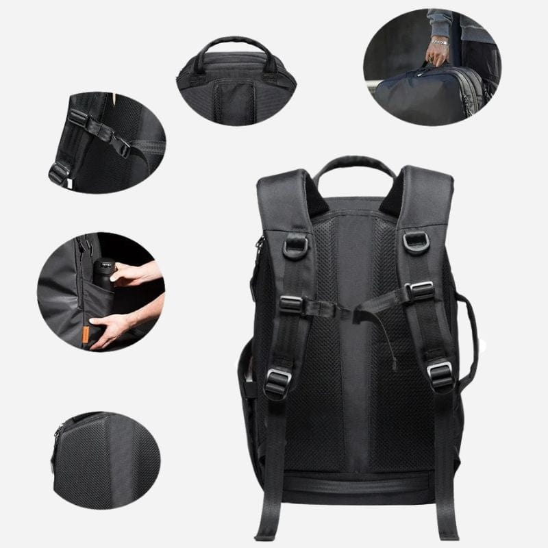 Sac à dos de voyage pour ordinateur 17 pouces Noir 17 pouces / 48x19*32cm Dailysac