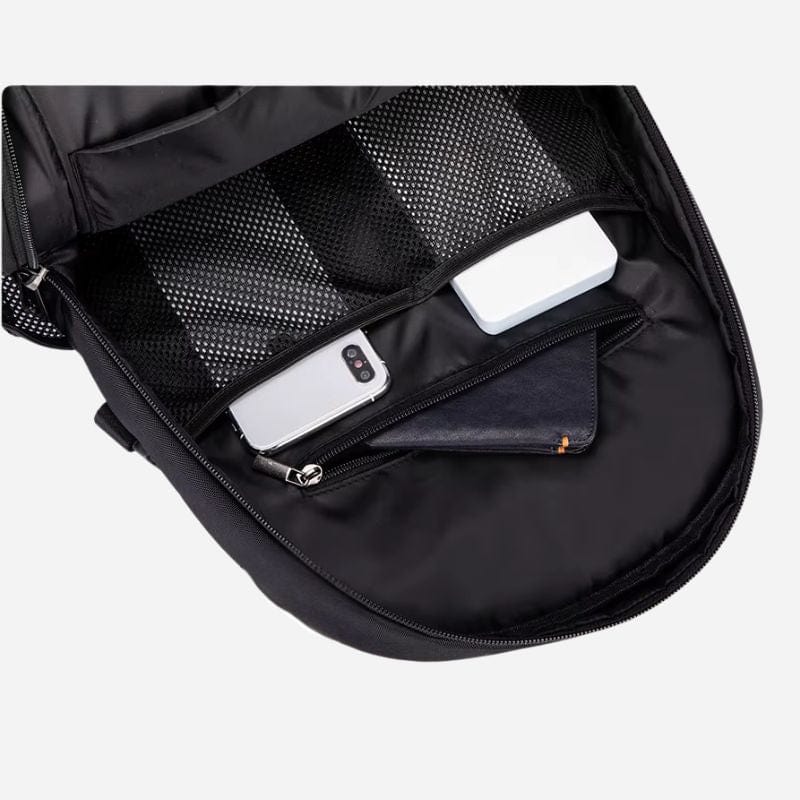 Sac à dos homme travail imperméable – Parfait pour les voyages professionnels Noir Dailysac