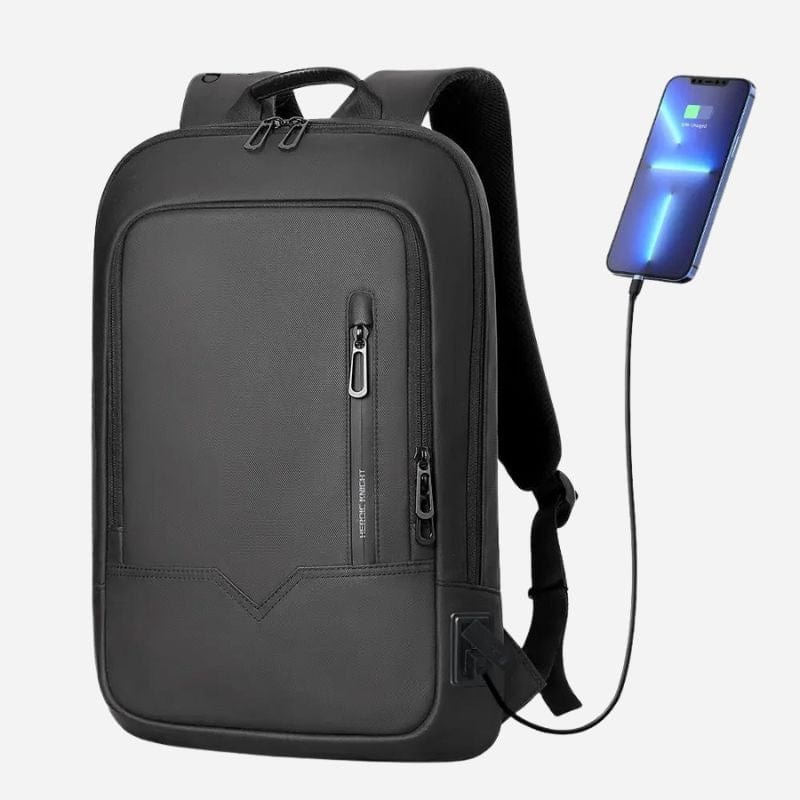 Sac à dos homme travail luxe Noir Dailysac
