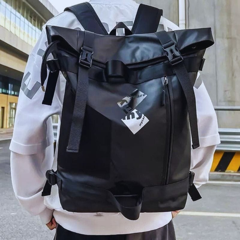 Sac à dos noir cabine - Rolltop Dailysac