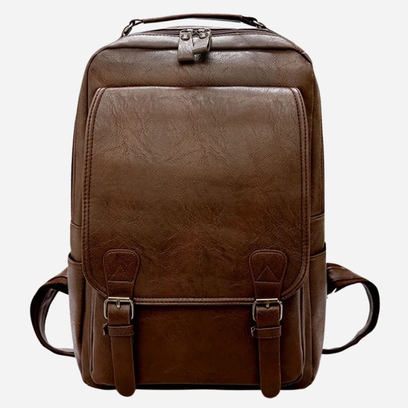 Sac à dos ordinateur cuir homme – Élégant et fonctionnel pour voyager Café Dailysac