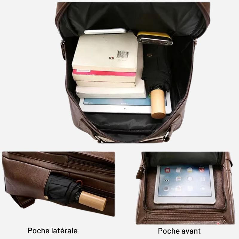 Sac à dos ordinateur cuir homme – Élégant et fonctionnel pour voyager Dailysac
