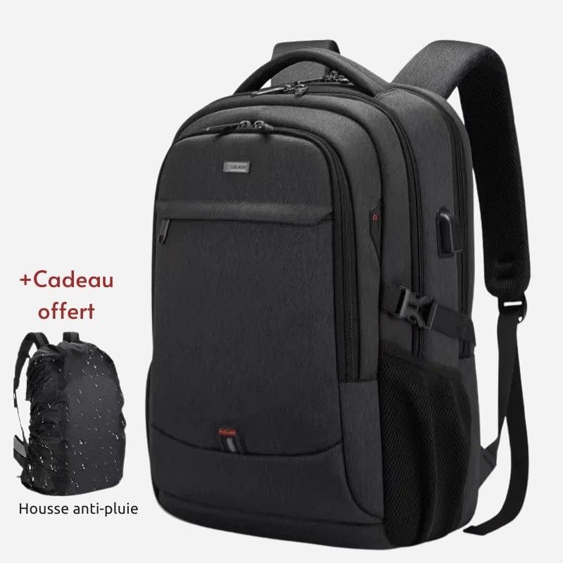 Sac à dos ordinateur homme – Idéal pour le voyage et les déplacements professionnels Gris foncé Dailysac