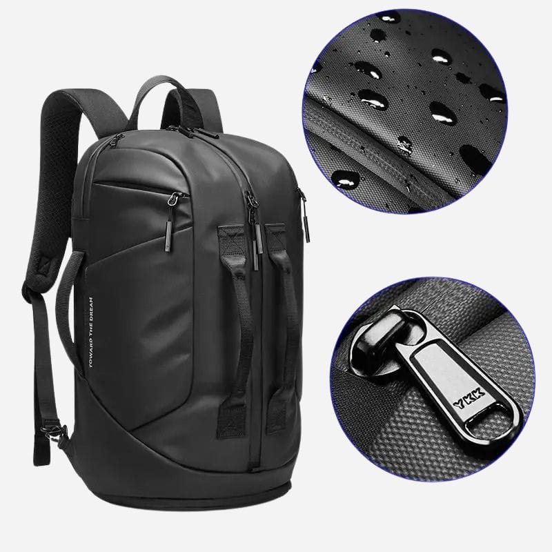 Sac à dos ordinateur homme luxe – Élégant et pratique pour vos voyages Noir Dailysac