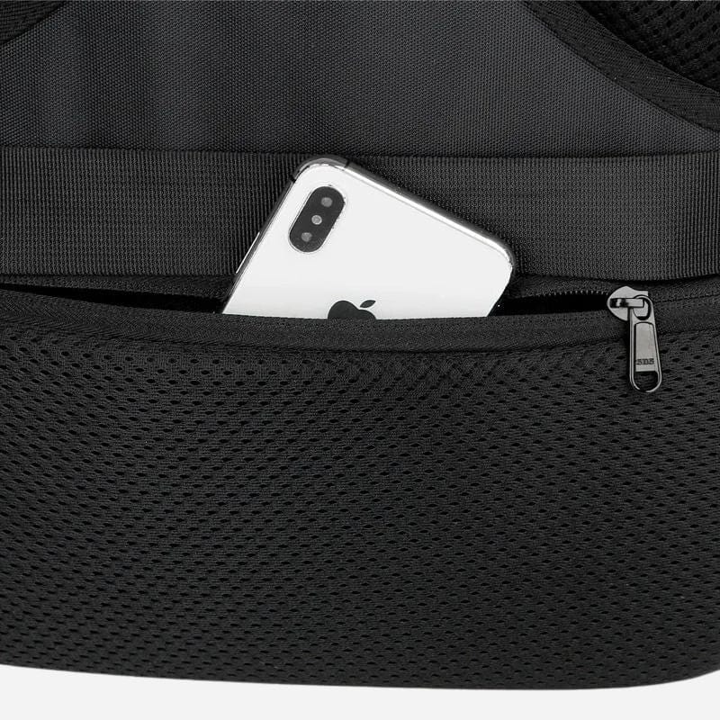 Sac à dos voyage ouverture frontale Noir classique Dailysac
