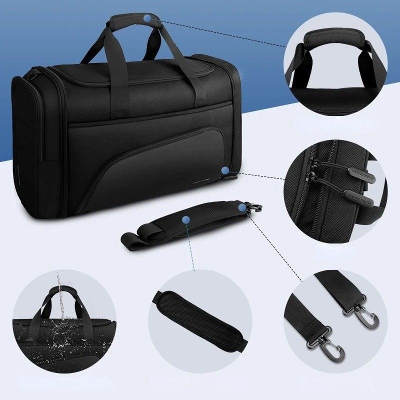 Sac bagage cabine - Pliable Noir Dailysac