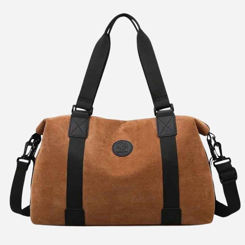 Sac cabas voyage femme Marron Dailysac