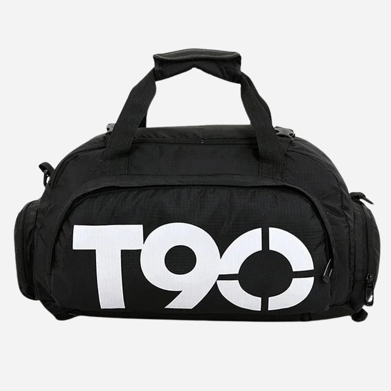 Sac de voyage ado Noir lettre blanche Dailysac