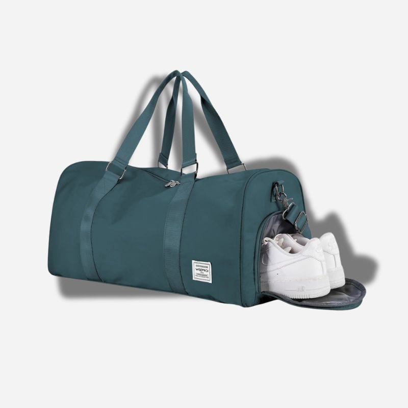 Sac de voyage avec compartiment chaussures Bleu Dailysac