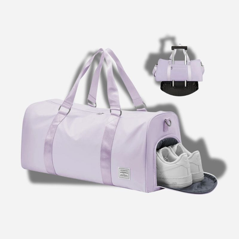Sac de voyage avec compartiment chaussures Violet clair Dailysac