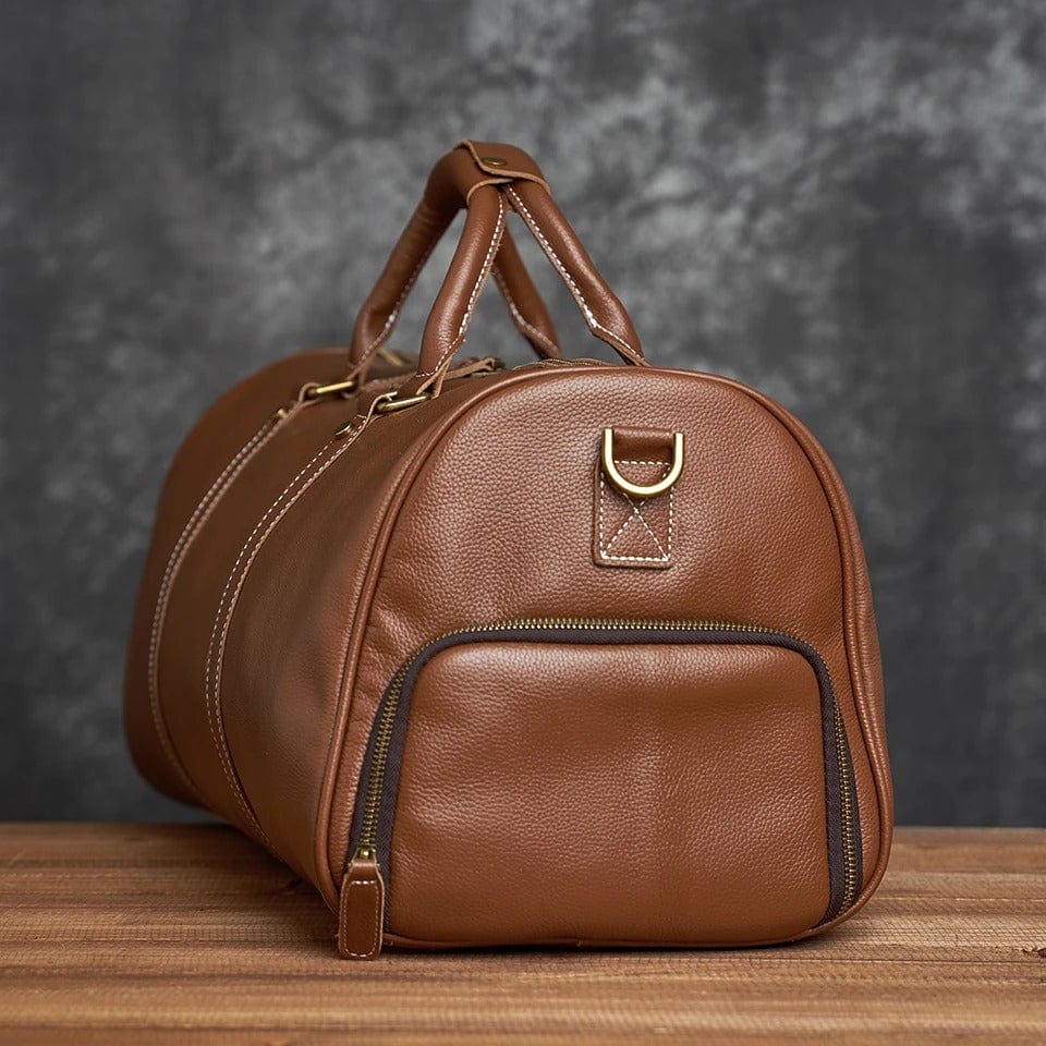 Sac de voyage cabine en cuir Dailysac