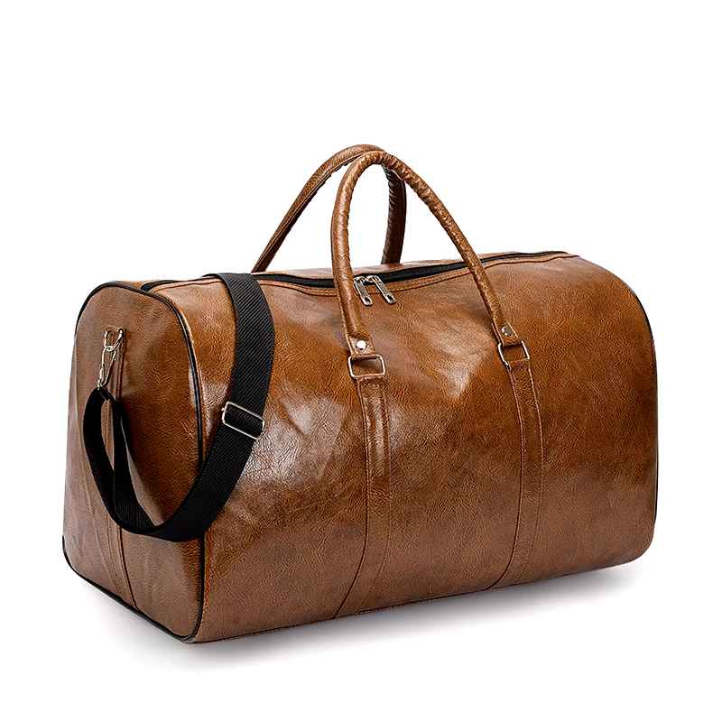 Sac de voyage cuir marron femme Marron Dailysac