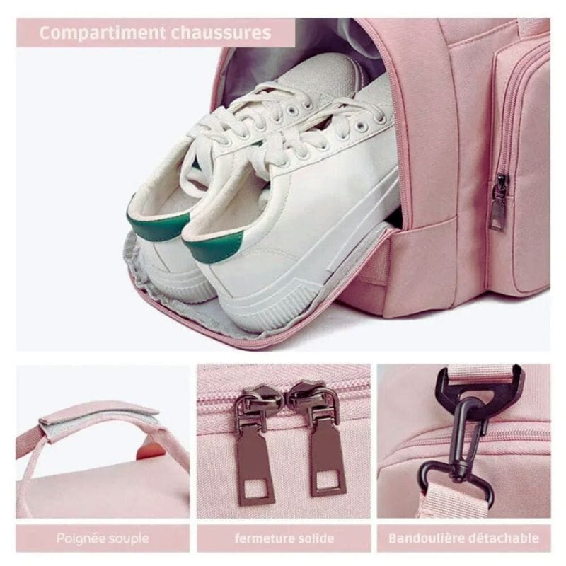 Sac de voyage de sport - 53x24x24cm Dailysac