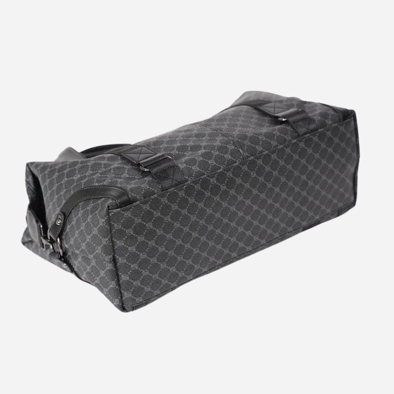 Sac de voyage en cuir femme Noir et Gris Dailysac