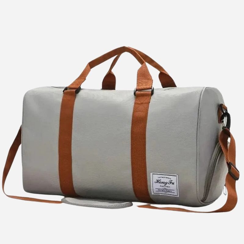 Sac de voyage femme avec compartiment chaussures Gris Dailysac