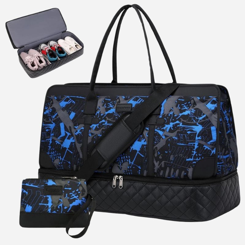 Sac de voyage femme chic Bleu noir Dailysac