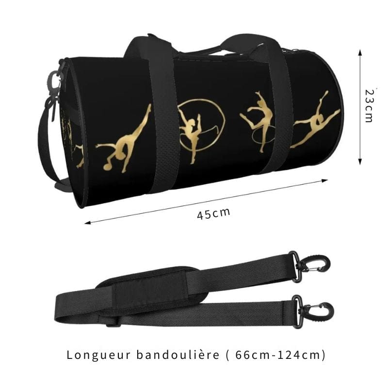 Sac de voyage femme motifs Noir Dailysac
