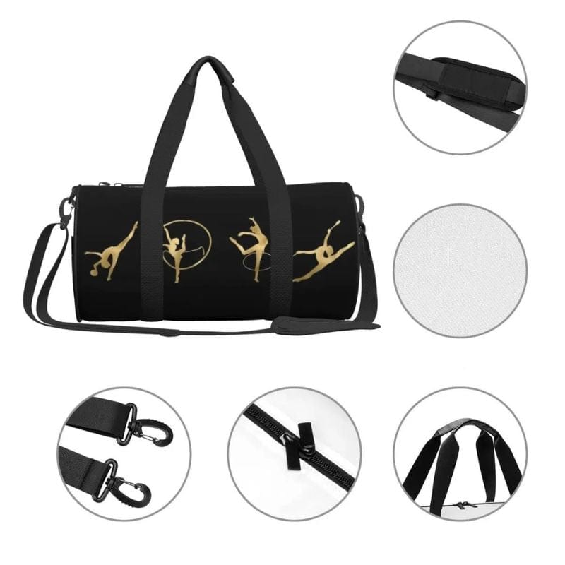 Sac de voyage femme motifs Noir Dailysac