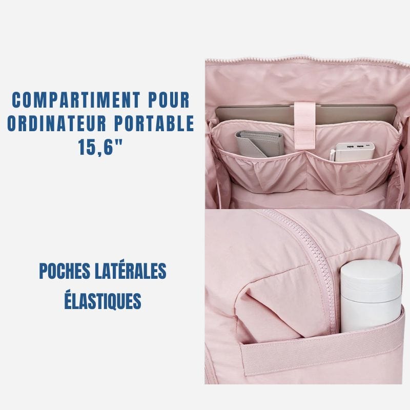 Sac de voyage femme rose Rose Dailysac