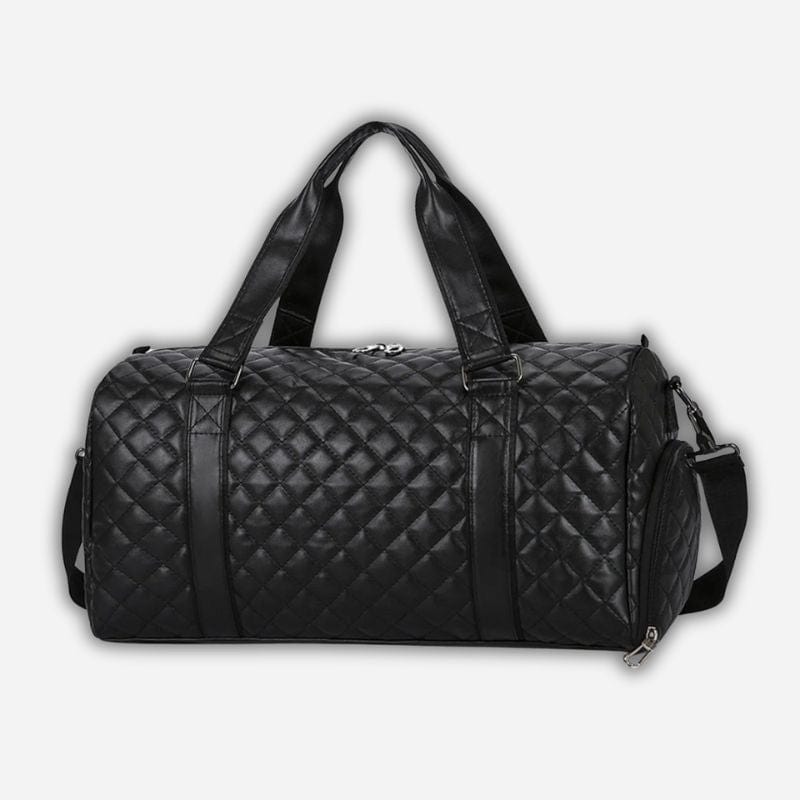 Sac de voyage femme simili cuir Noir Dailysac