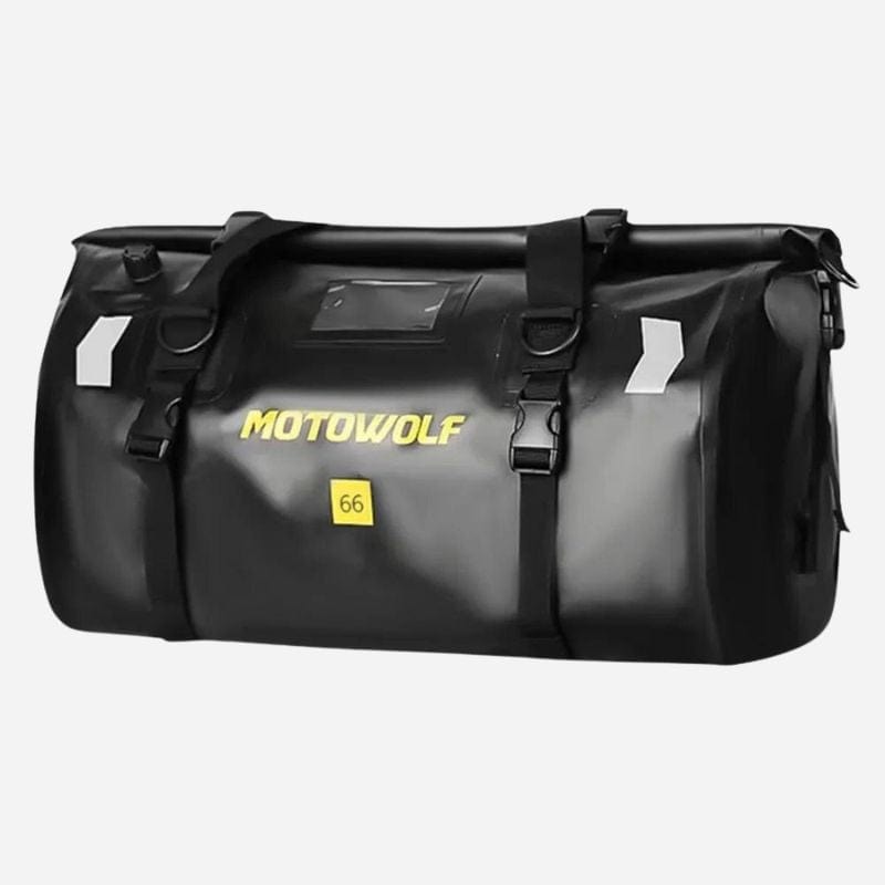 Sac de voyage pour moto 66L Noir avec logo Dailysac