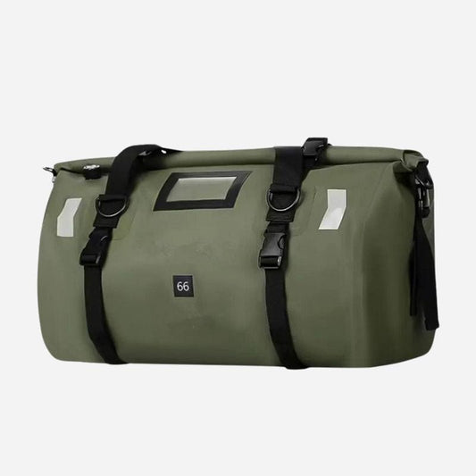 Sac de voyage pour moto 66L Vert sans logo Dailysac