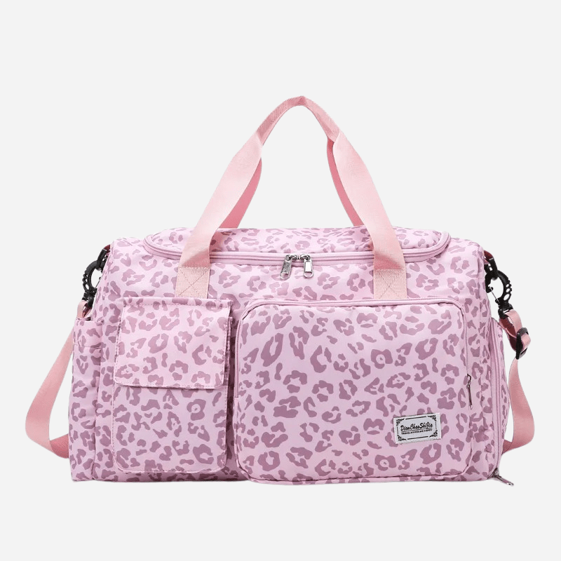 Sac de voyage souple femme - Léopard Rose Dailysac