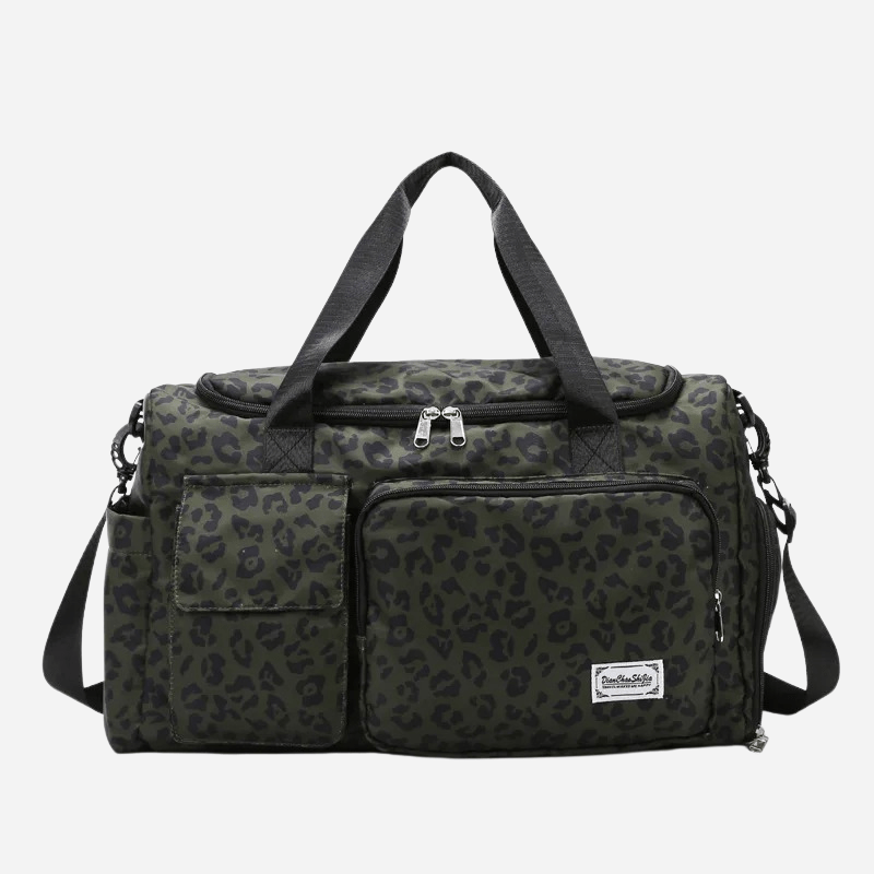 Sac de voyage souple femme - Léopard Vert Dailysac