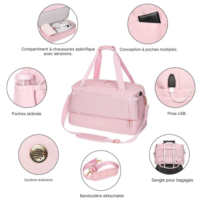 Sac de Voyage Sport Femme - Yoga Dailysac