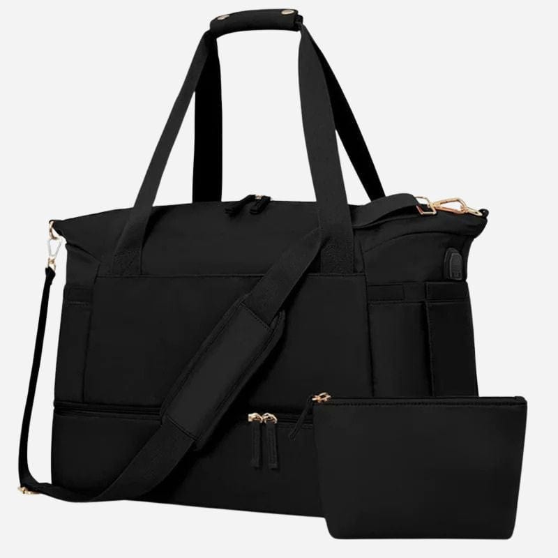 Sac de Voyage Sport Femme - Yoga Noir Dailysac