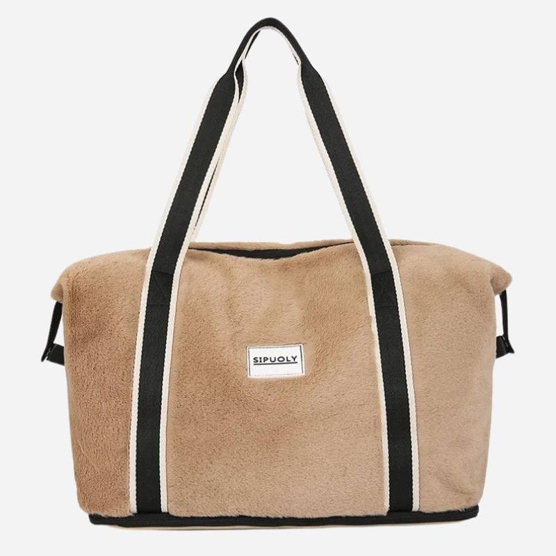 Sac de voyage velours Marron Dailysac