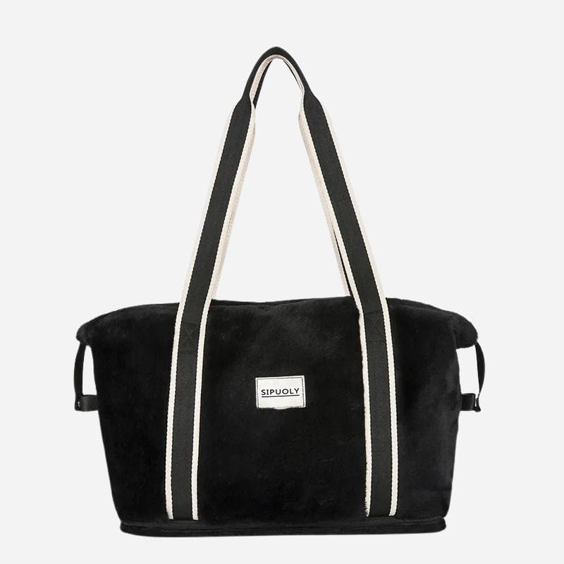 Sac de voyage velours Noir Dailysac