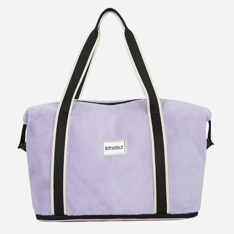 Sac de voyage velours Violet Dailysac