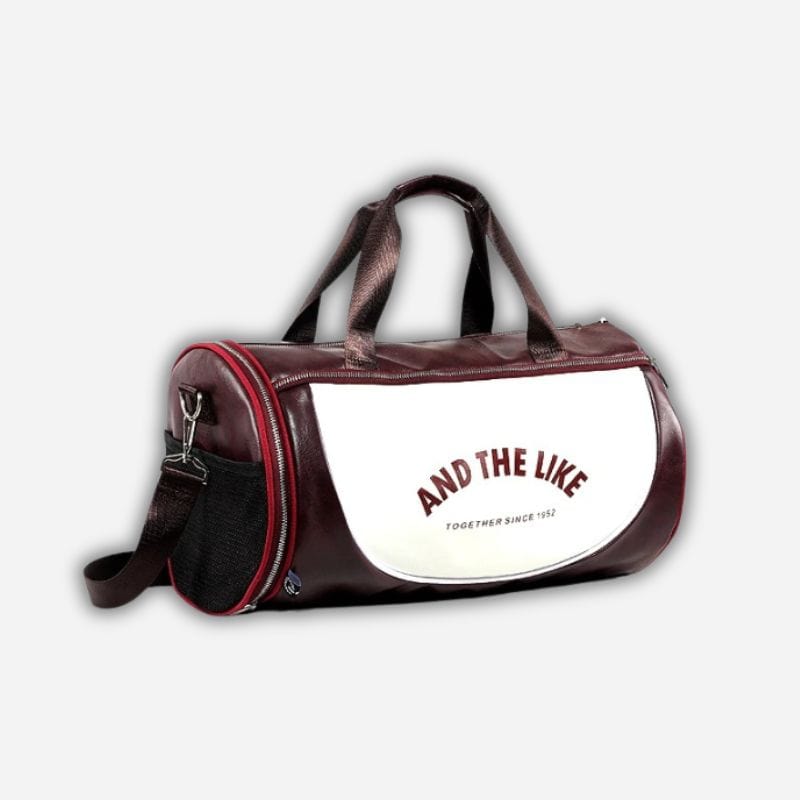 Sac voyage sport - Polyvalent Bordeaux blanc Dailysac